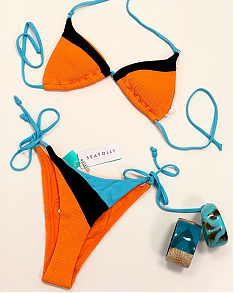 купальник Seafolly оранжевый